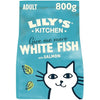 Lily's Kitchen Made with Natural Ingredients Adult Dry Cat Food White Fish with Salmon Grain-Free Recipe 4 x 800g