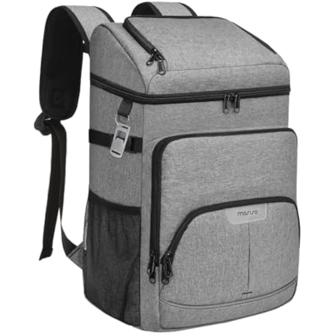 MOSISO Cooler Backpack, 40 Cans Large Capacity Leakproof Insulated Soft Bag, Portable Lightweight Beach Cooler Bag for Men Women, Waterproof Lunch Backpack for Picnics Camping Hiking