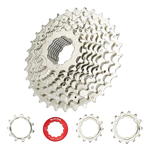 CYSKY 11 Speed Cassette 11-32T Cassette Fit for Mountain Bike, Road Bicycle, MTB, BMX (Light Weight) (11-32T)