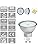 Wondlumi 4X Fire Rated LED Downlights, White IP20 Recessed Ceiling Lights, LED Spotlights 240V for Bedroom, Living Room, Incl. 5W GU10 Bulbs Cool White