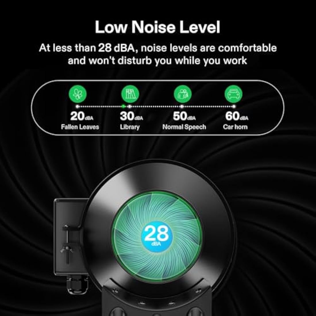 Vivosun PRO G4 Smart Air Filtration Set, 10 cm AeroZesh G4 Duct Fan with GrowHub E42A, Carbon Filter & Air Duct, Ventilation System for Grow Tent, Hydroponics