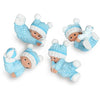 Playful Baby Boy Resin Cake Decoration. 7 x 4cm. Set of 4 Different Figures