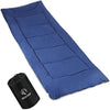 REDCAMP XL Mattress for Camp Bed, Soft Comfortable Cotton Thick Camping Mattress Single Sleeping Mattress Pad (Blue)