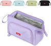 Mamowla Large Pencil Cases for Girls Super Big Pencil Case for Women Zipper Smoothy Pen Case Pouch Holder Stationery Organizer Duarable School Pencil Cases