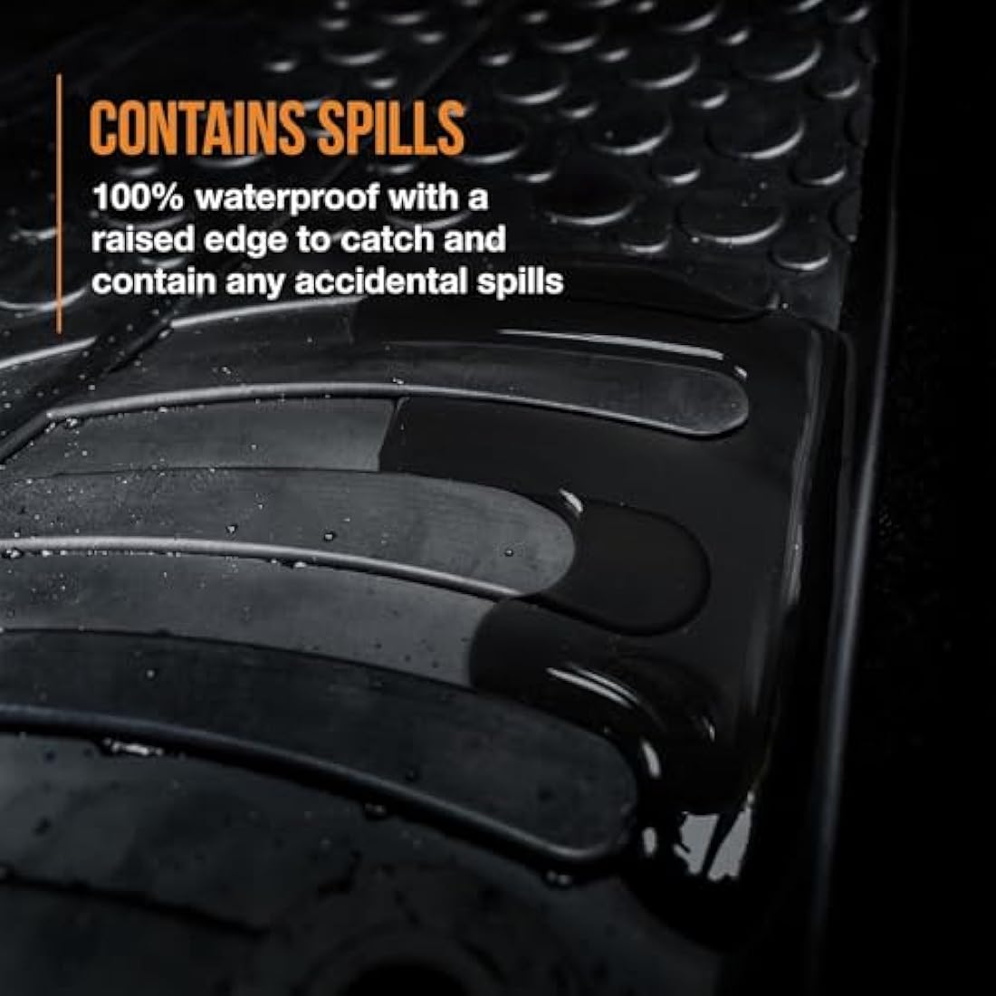 TRAVALL Rubber Car Mats (set of 4) compatible with BMW 2 Series (2014-2021) Heavy Duty Floor Mats Moulded Premium Mats Easy Clean Black with Clips - Anti Slip All-Weather Protection