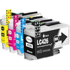 LAIPENG LC426 LC 426 LC-426VAL Ink Cartridges Compatible for Brother MFC-J4335DW MFC-J4340DW MFC-J4535DW MFC-J4540DW MFC-J4540DWXL Printer LC-426BK LC-426C LC-426M LC-426Y Multipack (4-Pack)