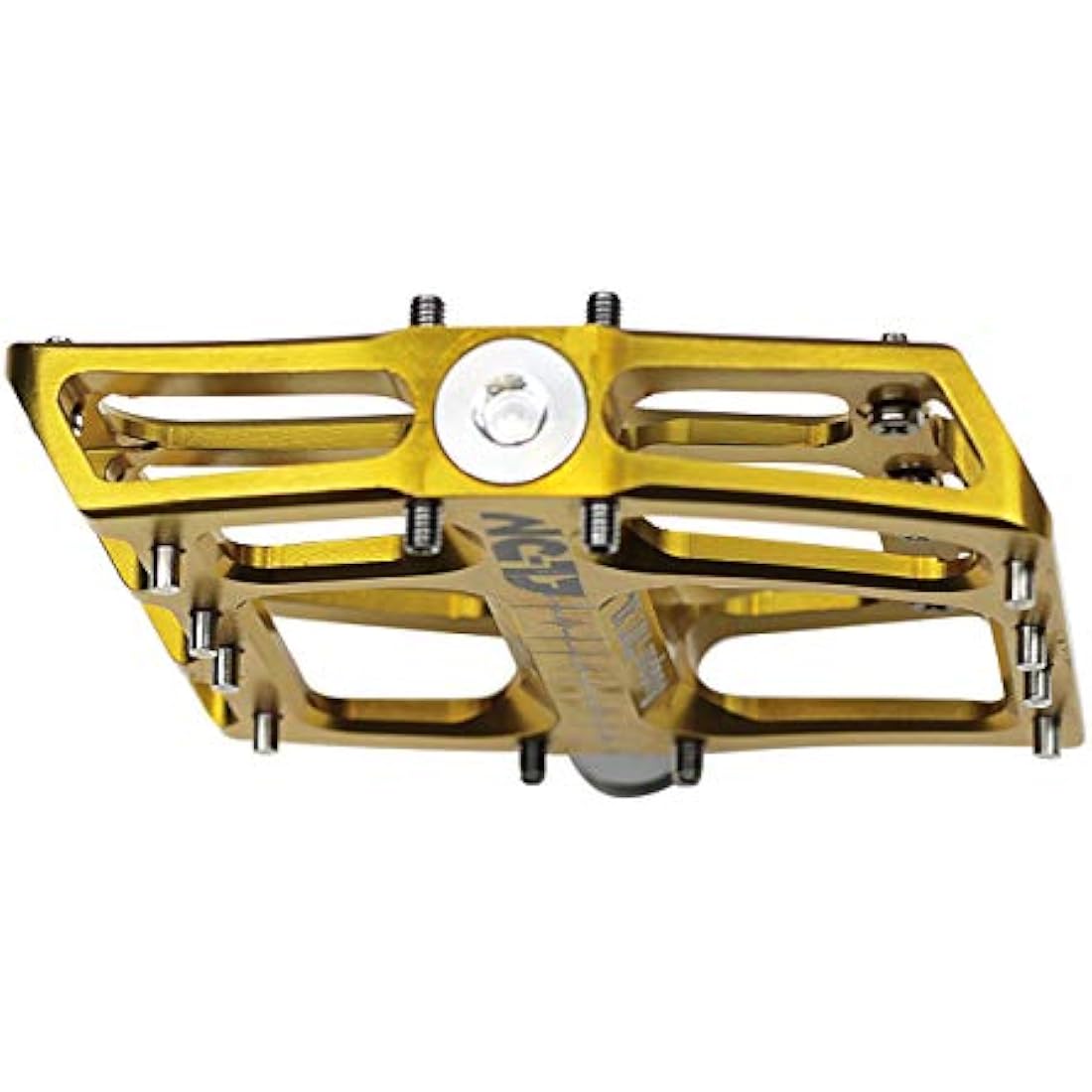 NC-17 Sudpin IV XL TNT Aluminium Platform Pedals/Mountain Bike Pedal/BMX Pedal/Flat Height 17.7 mm/Fail Safe System/Precision Bearing + Cr-Mo Axle/Includes Spare Pins