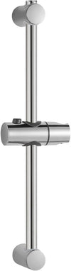 OFFO Shower Riser Rail, 70cm Wall-Mounted Adjustable Slider Bar with Shower Head Holder, Polished Face Finish