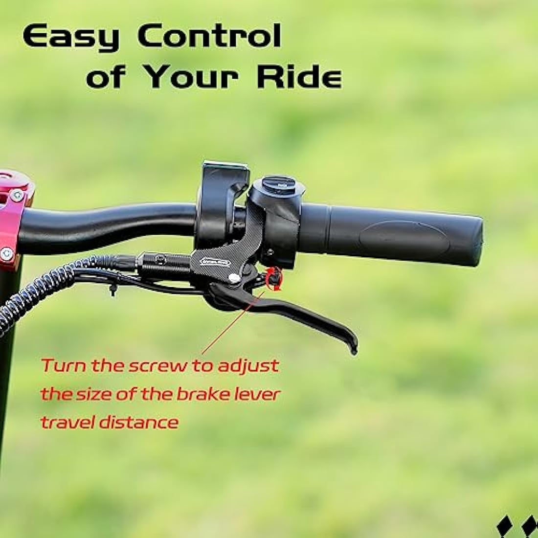 DYISLAND LD-210S Hydraulic Disc Brakes Set，2-PIN/Power-Off Hydraulic Brake kit for Electric Scooter/E-Scooter