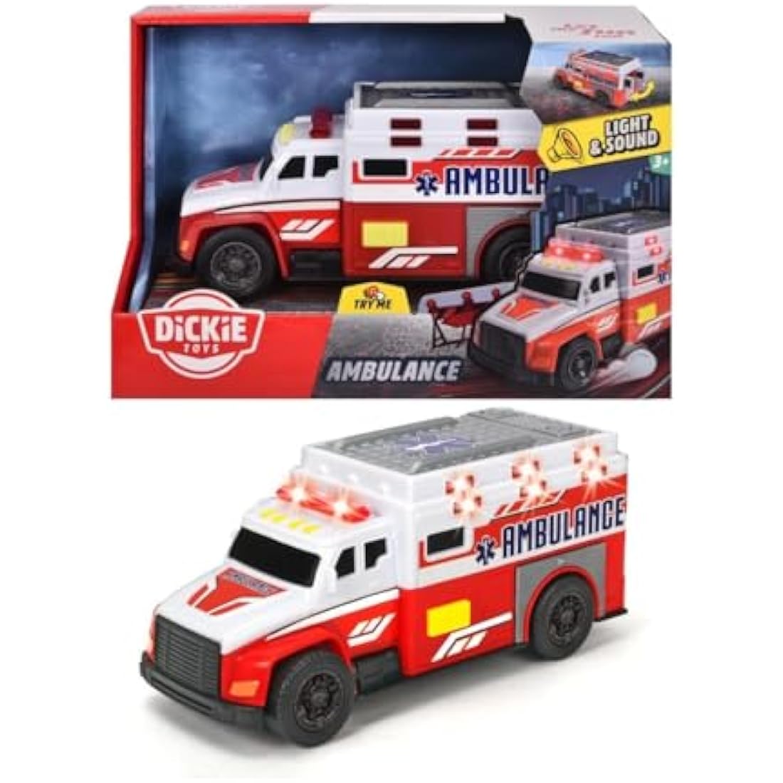 Majorette 203302013 Ambulance 15 cm, One Size