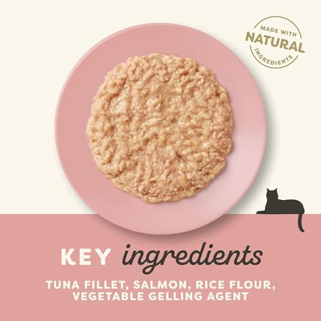 Applaws Natural Senior Wet Cat Food,Tuna with Salmon in a Soft Mousse Jelly 70g Tin (Pack of 24 x 70g Tins)