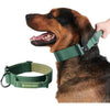 Spark Paws Tactical Dog Collar - Premium Quality Collar, Robust and Durable Design for Large, Strong Breeds - Pitbulls, Boxers - Army Green, S