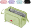 Mamowla Large Pencil Cases for Girls Super Big Pencil Case for Women Zipper Smoothy Pen Case Pouch Holder Stationery Organizer Duarable School Pencil Cases
