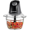Russell Hobbs Food Processor [Mini Chopper] Electric Dicer (For Vegetables, Fruit, Meat, Garlic, Onion, 1L Bowl, Dishwasher Safe, 2 Speeds,Stainless Steel Blades, 350 peak power) Matte Charcoal 27131
