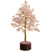 Wonder Care Crystal Tree for Home Decorations Crystals and Healing Stones Witchy Room Crystal Decor Tree Crystal Gifts Gem Tree Christmas Tree Stands for Real Tree (300 Beads Rose Quartz Tree)