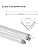 SENXINGYAN LED Aluminum Profile V-Shape 14x1m, Led Channel with Cover, Led Aluminum Channel and Diffuser for Led Strip Lights with Milky White Cover, End Caps and Metal Mounting Clips 14-Pack