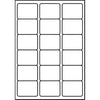 SmithPackaging A4 Self Adhesive Address Labels, 18 Labels Per Sheet, 100 Sheets, 63.5 x 46.6mm 1800 Labels
