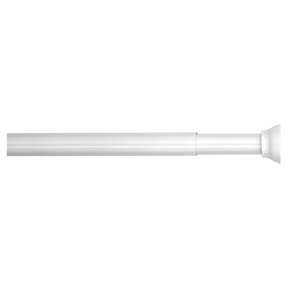 Sealskin Shower Curtain Tension Rod, extensible, Metal, White, 2 X 2 X 115 cm