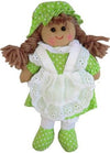green polkadot dress with matching hat ragdoll inc giftbag small