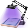 Caydo 50W LED UV Screen Printing Light with Black Light Stand and Instructions, Exposure Unit for Screen Printing and Cyanotypes