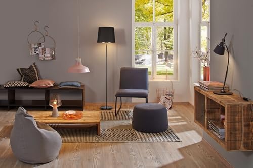 Paulmann 79612 Neordic Enja Floor luminaire max. 1x20W Floor lamp for E27 Lamps Floor luminaire with Fabric Shade Black/Copper 230V Without lamp