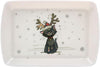 Lesser & Pavey British Designed Serving Tray For Multiple Uses Around The Home  Kitten Antlers  For Food Serving Or Drinks Serving - Bug Art