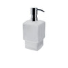 Emco 52100190 Liquid Soap Dispenser Pump Head Chrome Container Plastic Soap Dispenser for Guest Bathroom/Bathroom