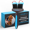 The Doodle Brush - Slicker Dog Brushes for Grooming Long Haired Dogs, Flexible Dog Grooming Brush Set for Cavapoo, Poodle Comb, Labradoodle, Goldendoodle, Cockapoo Gifts - Double Head Detangler