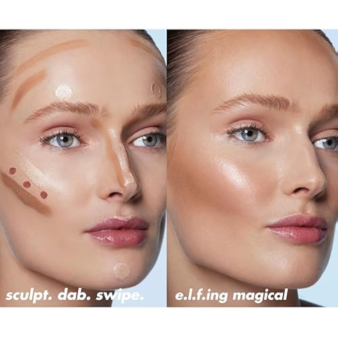 e.l.f. Halo Glow Blush Beauty Wand, Liquid Blush Wand For Radiant, Flushed Cheeks, Infused With Squalane, Vegan & Cruelty-free, Candlelit