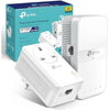 TP-Link TL-WPA7617 KIT AV1000 Powerline Adapter WiFi Extender, WiFi 1200Mbps, Ethernet Ports, Powerline WiFi Extender, Powerline Network Adapters, Plug & Play, 4K video streaming & Online Gaming