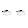 Leliafleury 2Pcs Silicone Drain Stoppers Silicone Solid Plug White Bath Sink Plug with Hanging Ring for 48-51mm Drain Holes Bathtub Bathroom