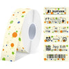SUPVAN E10 & E11 & E16 Label Maker Tape, 15mm × 6 m Genuine Continuous Laminated Thermal Label Tape Refill, Waterproof Oilproof Child-Safe Durable Auto Detect Labels, Black on Dots