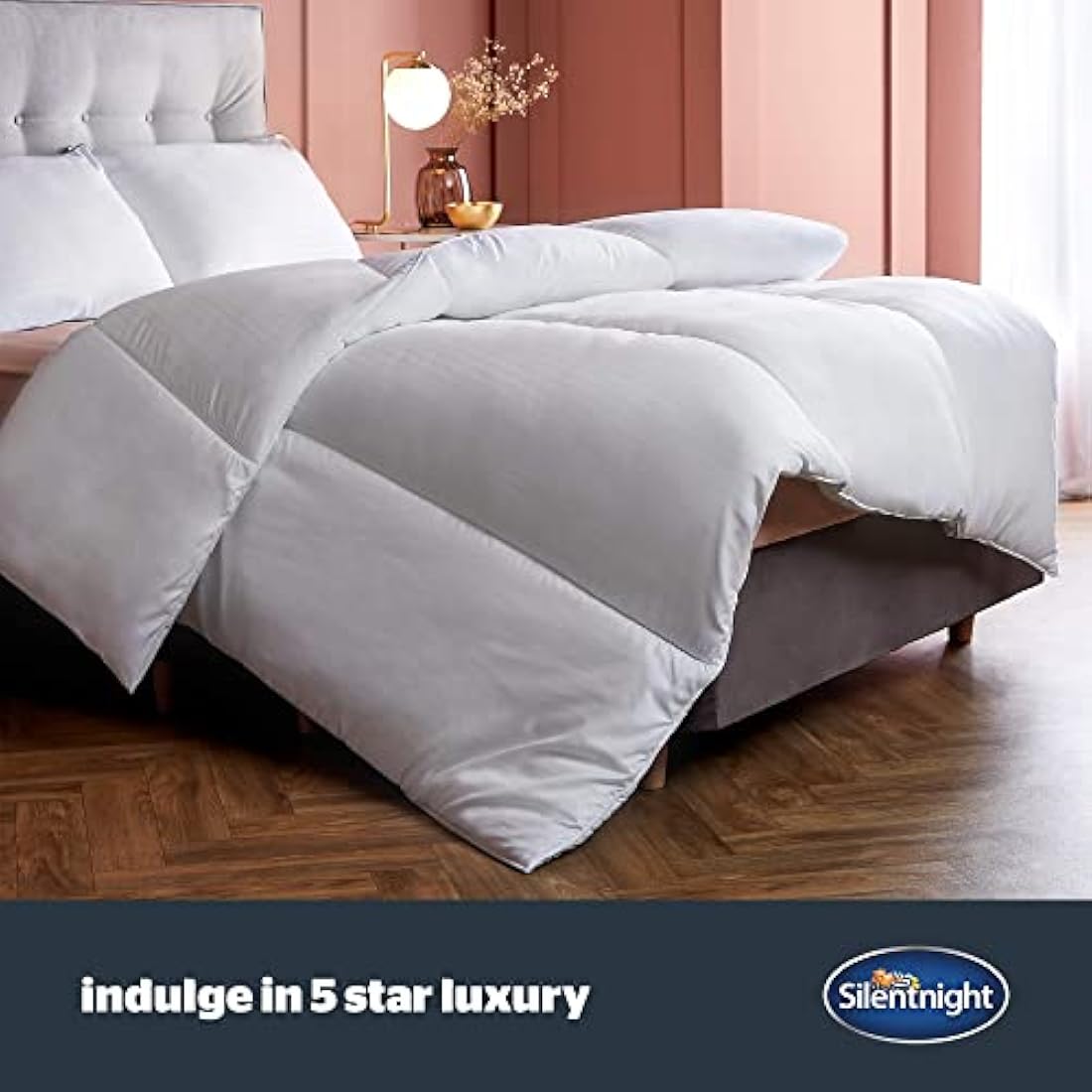Silentnight Hotel Collection Single Duvet-13.5 Tog Luxuriously Soft Winter Quilt Duvet Thick, Warm and Cosy-Single Size, White