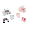 nursery time 3 piece gift set socks bib mittens one supplied (my little teddy bear)