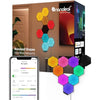 Nanoleaf Shapes Ultra Black Hexagon Starter Kit, 9 Smart Light Panels LED RGBW - Modular Wi-Fi Colour Changing Wall Lights, Works with Alexa Google Assistant Apple Homekit, for Room Decor & Gaming