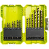 Ryobi 5132004390 RAK19HSS2 19pcs HSS Drill Bit Set