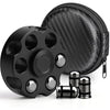 Metal Fidget Spinner Toy for Adults Kids, Cool Alloy Fidget Hand Finger Spinner Cube Toy, Sensory Fidget Gyro Spinning Desk Toys Gifts for Party Favors(Black)
