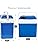 Crystals Thermoelectric 24L/26L 240V AC & 12V DC Electric Cool Box, Heating and Cooling Functions, Portable Travel Cooler Box Camping Car Mini Fridge (24L Cooler & Warmer)
