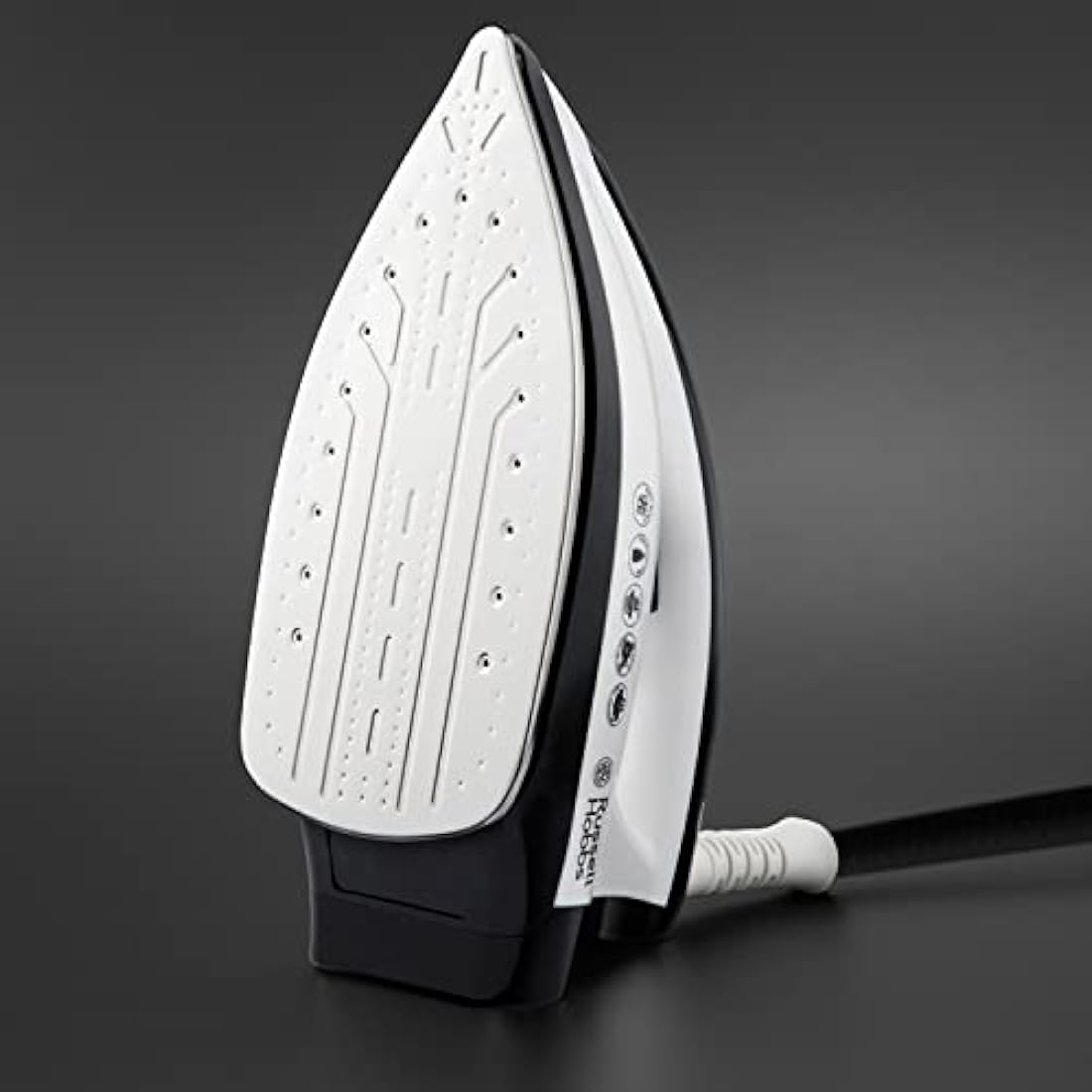 Russell Hobbs Steam Iron [2400W, 110g Shot of Steam, 90g Steam Output,] Steam Power (1.3L Removable Water Tank, Stainless Steel Non Stick Soleplate, Cord Storage, Temp ready light, Anti Calc) 24420