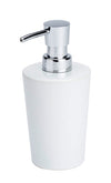 WENKO "Coni Soap Dispenser, White/Silver