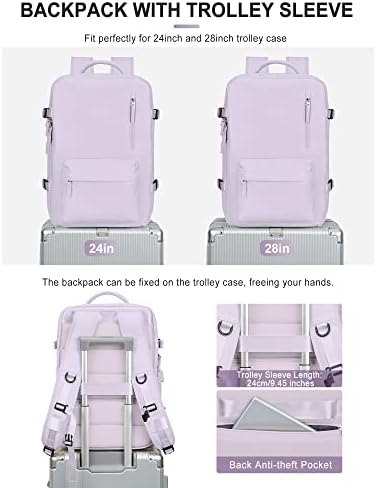 VGCUB Arge Travel Backpack, Unisex Airline Approved Gym Backpack with Laptop Compartment, 40L, Nylon, Water Resistant, Solid Black