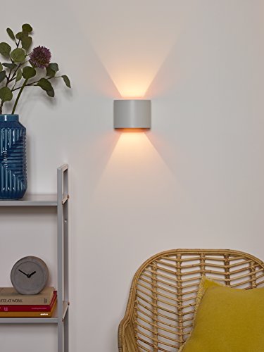 Lucide Wall Light, Aluminum, G9, 4 W, White