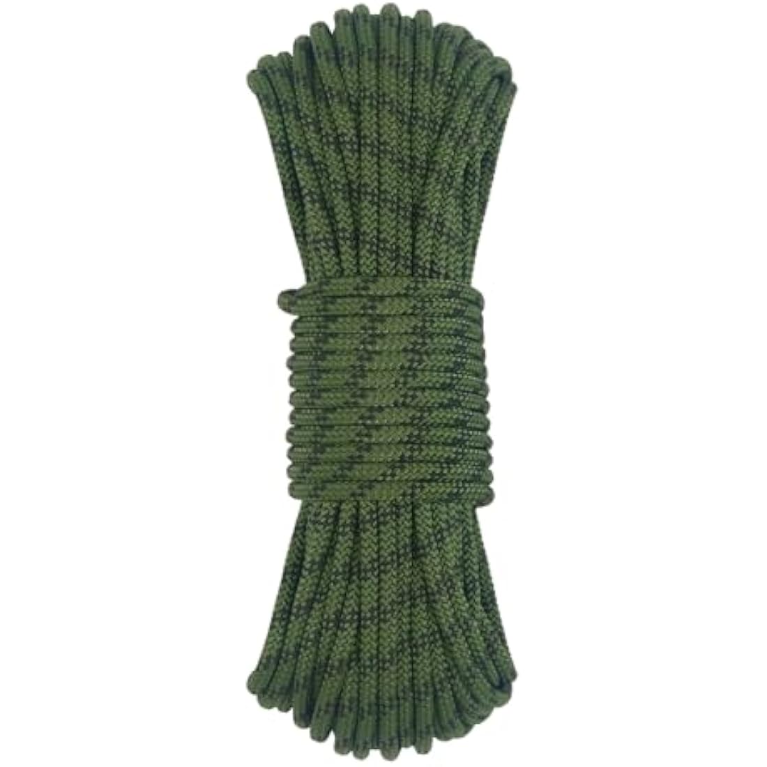 NewDoar Outdoor Rope 6mm Accessory Cord Rope 6M/15M/30M/50M Escape Rope Multifunctional Cord for Magnet Fishing, Hauling Loads Sailboat Dock lines Camping Hiking Hauling Dragginge-ArmyGreen/50M