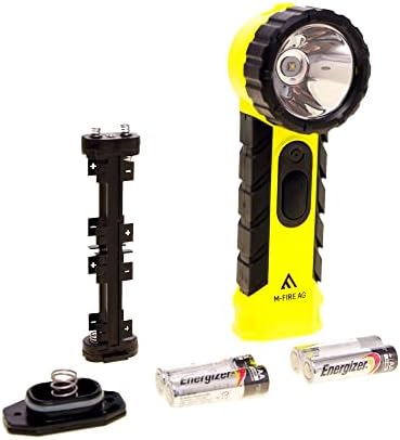 LED-MARTIN M-FIRE Fire Brigade Hand Lamp – Yellow – Angled Head – ATEX
