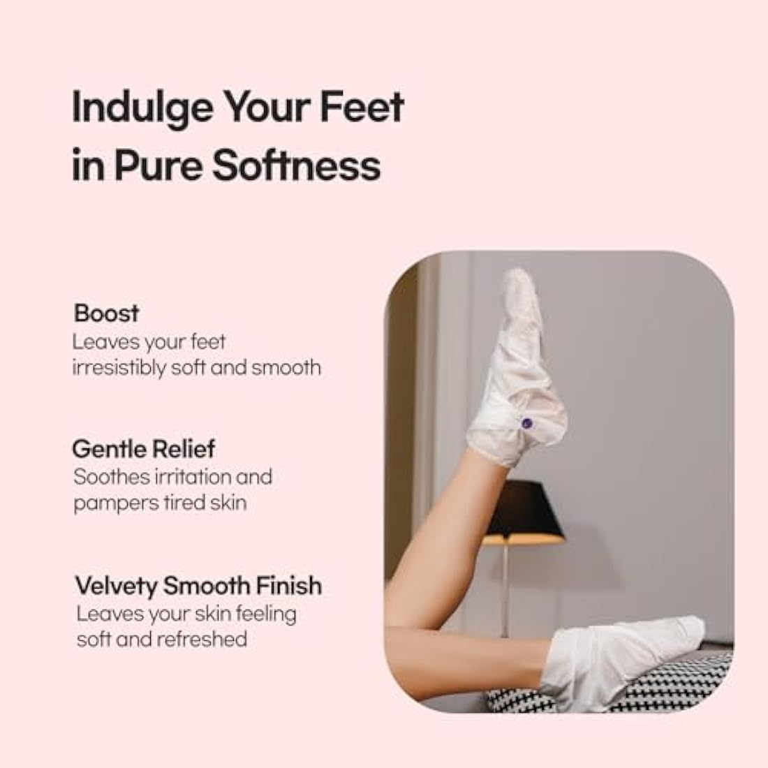 Epielle Moisturizing Foot Masks, 6 Pairs Socks for Dry Feet & Cracked Heels, Relieve and Soften Skin with Sunflower Seed Oil + Avocado Oil + Vitamin E, Korean Skin Care, Foot Spa Gifts for Women
