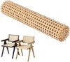 maxant Hessian Fabric Roll, Rattan Cane Webbing, Pressed Sheet, Woven for Furniture, Chair, Cabinet, Ceiling, Basket, Caning Material DIY Supplies (35 * 200cm), Brown