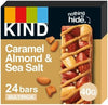 KIND Bars, Gluten Free Snack Bars, Caramel Almond & Sea Salt, High Fibre, Healthy Snack, No Artificial Colours, Flavours or Preservatives, Multipack 24 x 40g