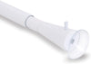 GCurtain Shower Curtain Pole No Drilling, Spring Tension Pole, 34-56 Inch, 3/4 Inch Diameter, Suction Cup on Either End, 1PCS, White