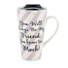 Wise Words Lidded Mug Friend