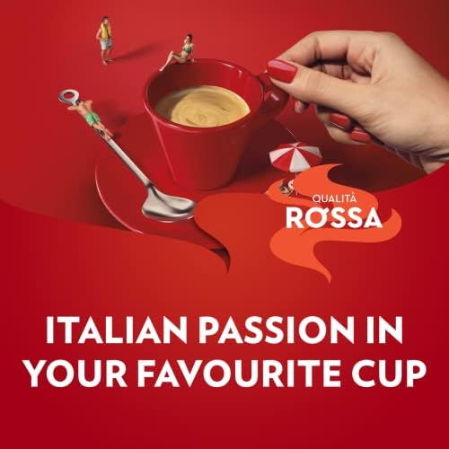 Lavazza Qualità Rossa, Ground Coffee Espresso, 250 g (Pack of 12)